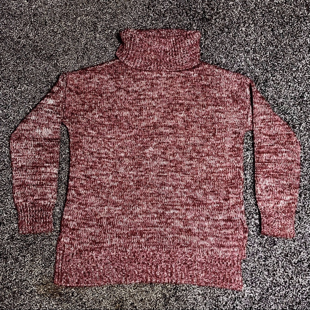 Forever 21 burgundy knit turtleneck sweater size XL (1X)  Christmas sweater